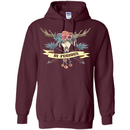Be Furious T-shirt Maroon