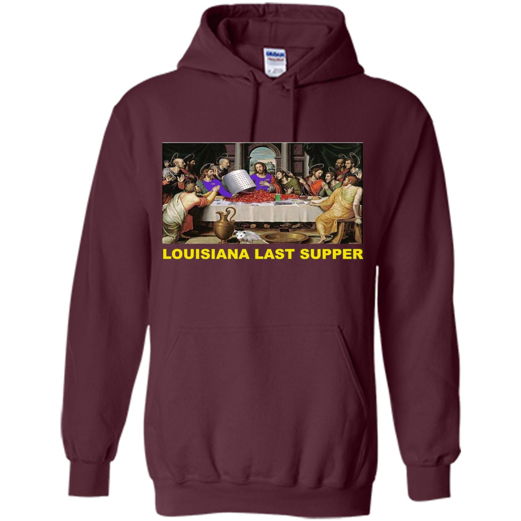Louisiana Last Supper T-shirt Maroon