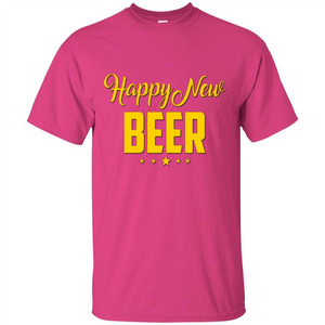 Happy New Beer T-shirt Beer Lover T-shirt