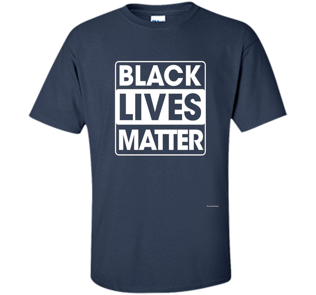 Black Lives Matter Tshirt - No To Racism Premium T-Shirt cool shirt Navy