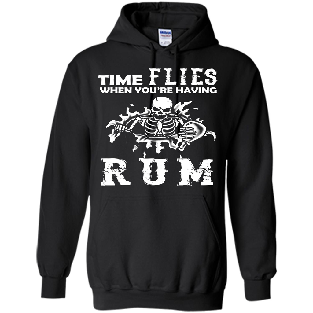 Rum T-shirt Time Flies When You're Having Rum Gold