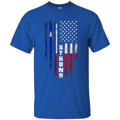 Texas Strong T-shirt Hurricane Harvey 2017 T-shirt Royal