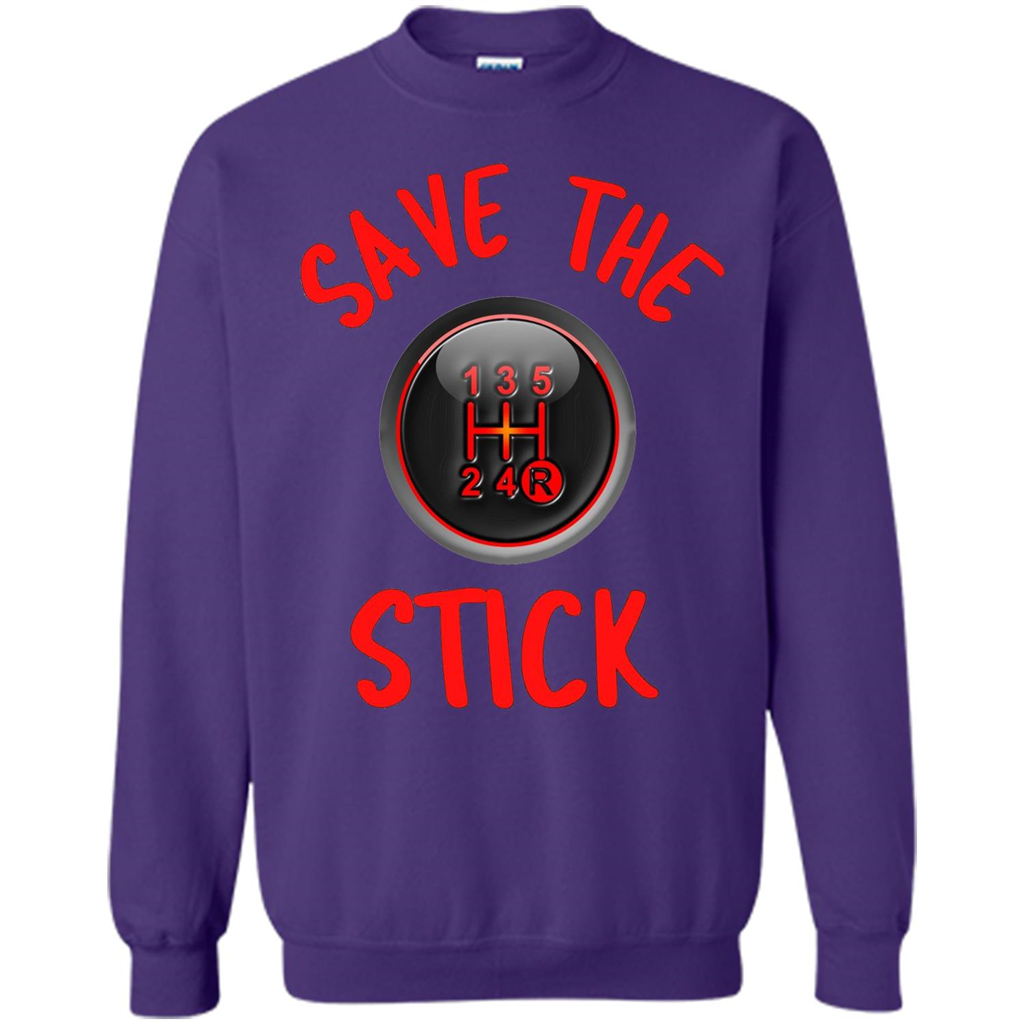 Car Racing T-Shirt Save The Stick Purple