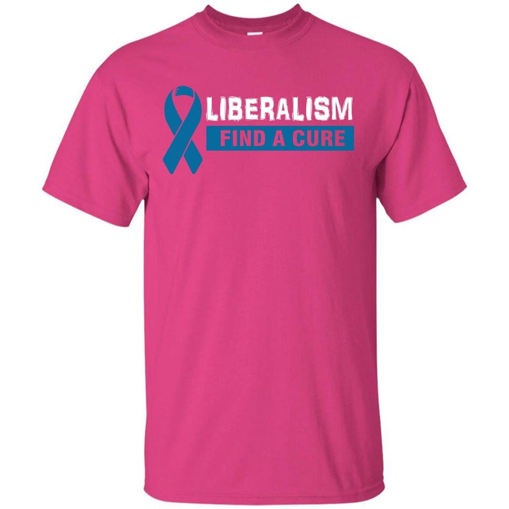 Cancer Awareness T-shirt Liberalism Find A Cure T-shirt Heliconia