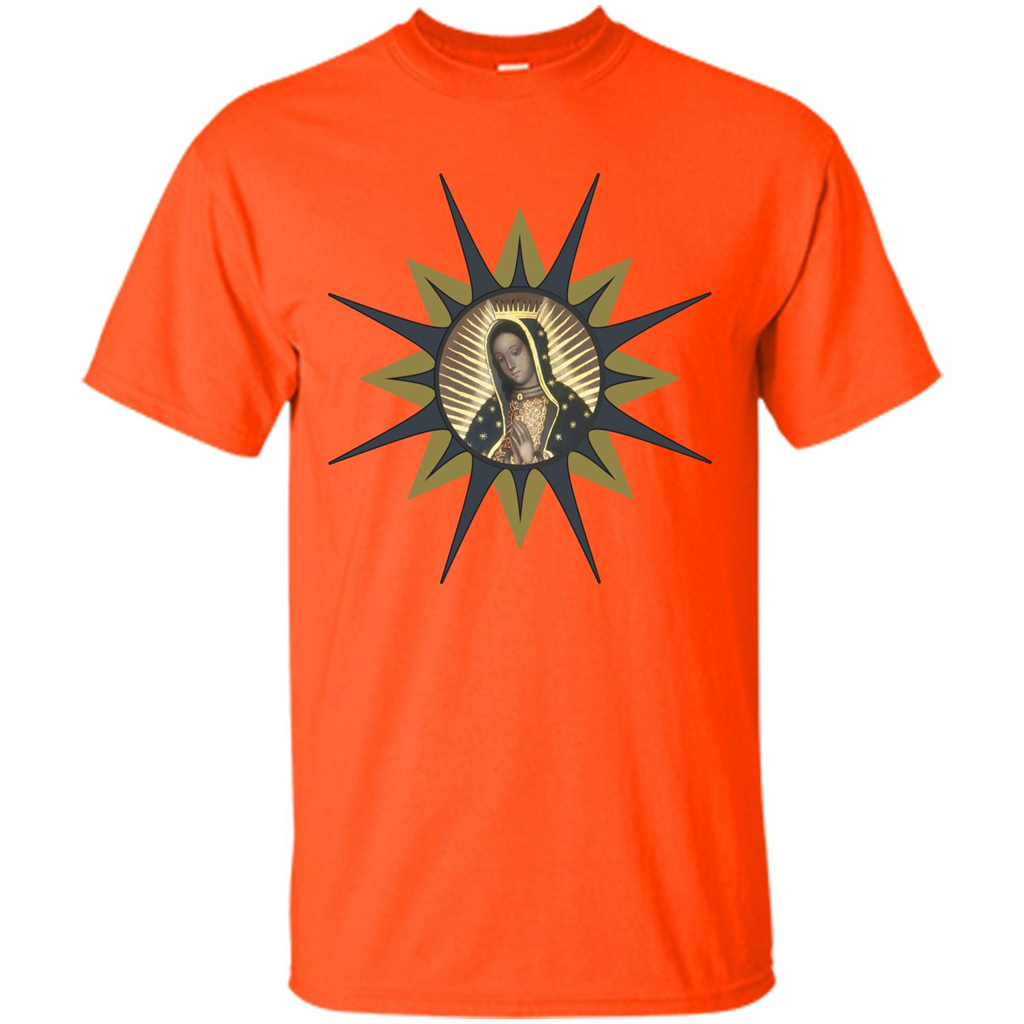 Virgen de Guadalupe T-shirt Orange