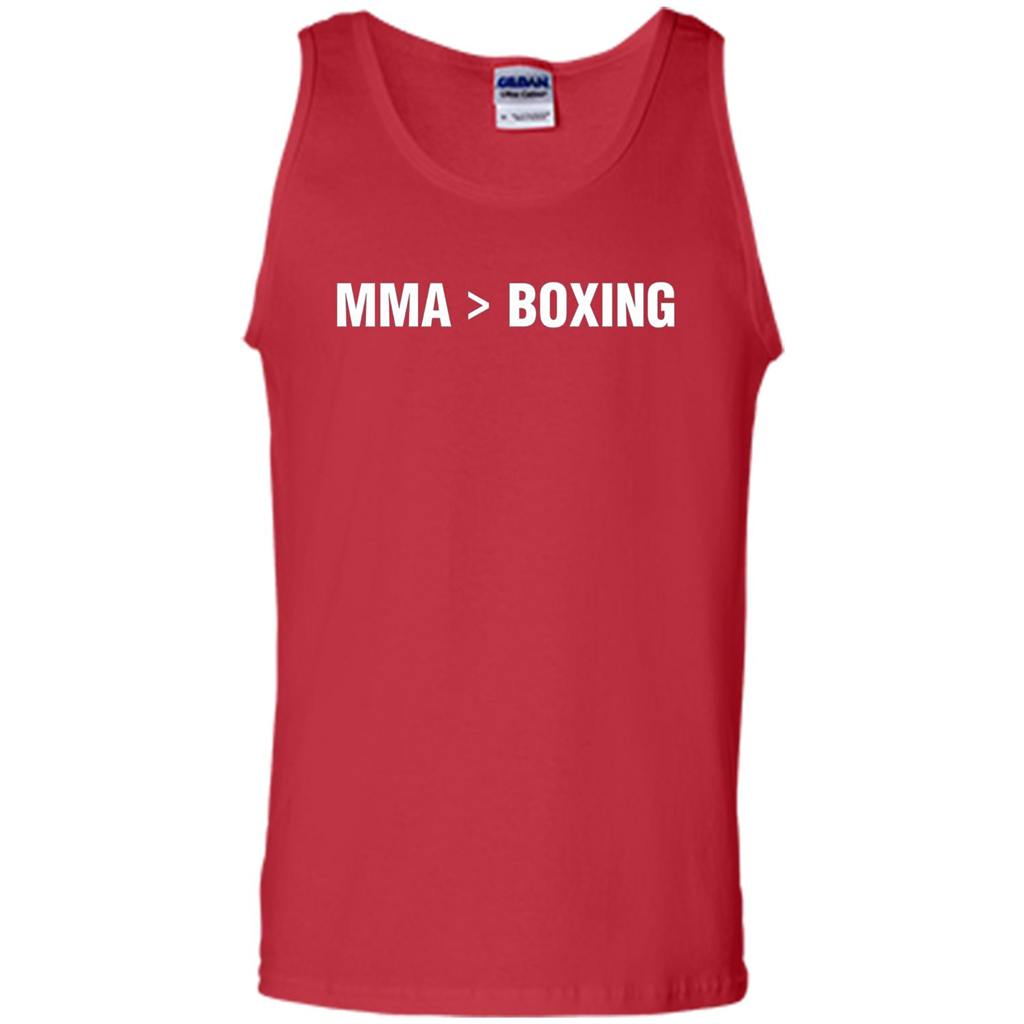 MMA Is Better Than Boxing T-shirt Red