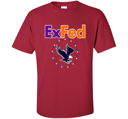 Funny Retired Federal Government Worker EX FED T-shirt t-shirt Cardinal