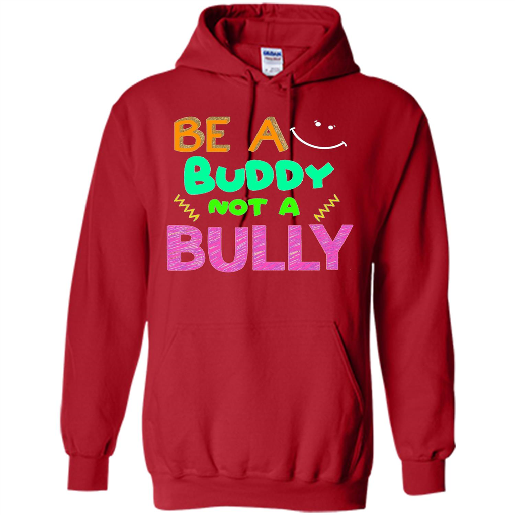 Be A Buddy Not A Bully T-shirt Red