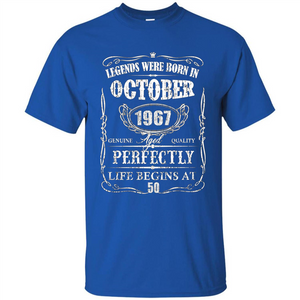 Legends Were Born In October 1967 T-shirt