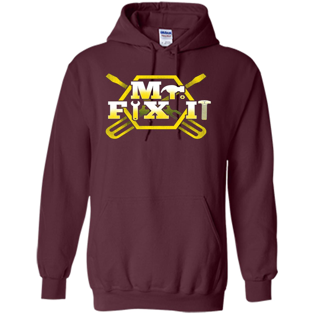 Fathers Day T-Shirt Mr.Fix It Maroon