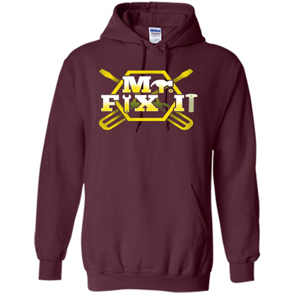 Fathers Day T-Shirt Mr.Fix It Maroon