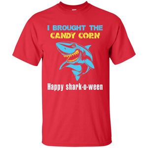 Shark T-shirt I Brought The Candy Corn Happy Shark-o-ween T-shirt