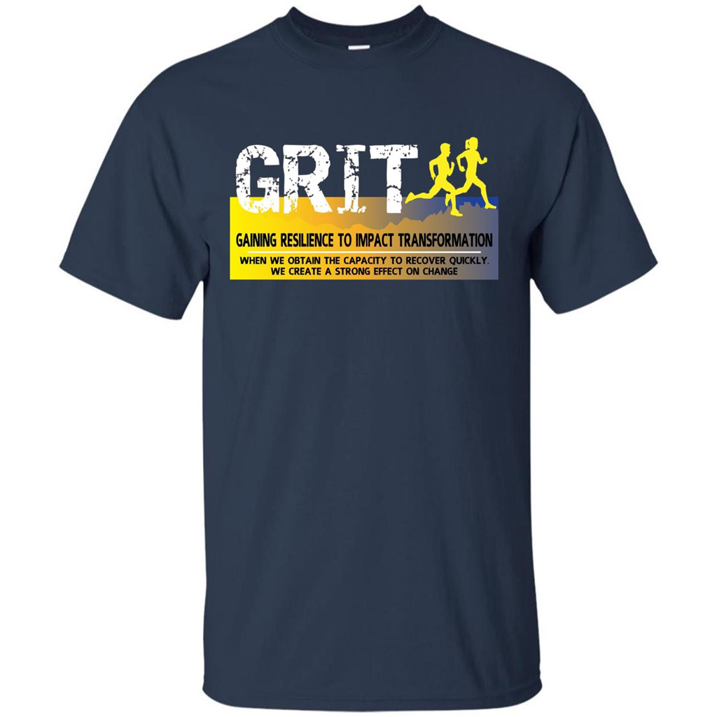 Gaining Resilience To Impact Transformation T-shirt Navy