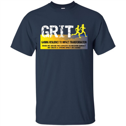 Gaining Resilience To Impact Transformation T-shirt Navy