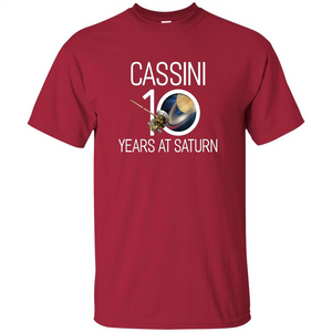 Cassini 10 Years at Saturn T-shirt