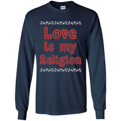 Love Is My Religion T-shirt Navy