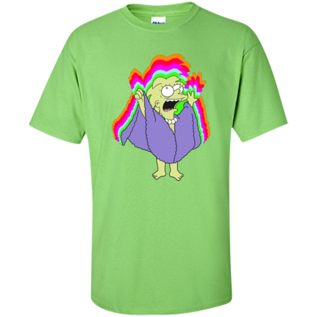 Lizard Queen T-shirt Lime