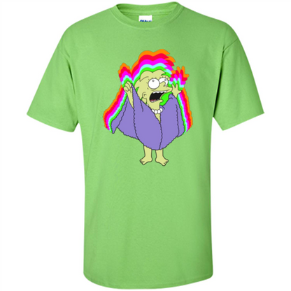 Lizard Queen T-shirt Lime