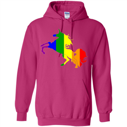 Pride Flag Unicorn Glitter Cute Beautiful LGBTQ T-shirt Heliconia