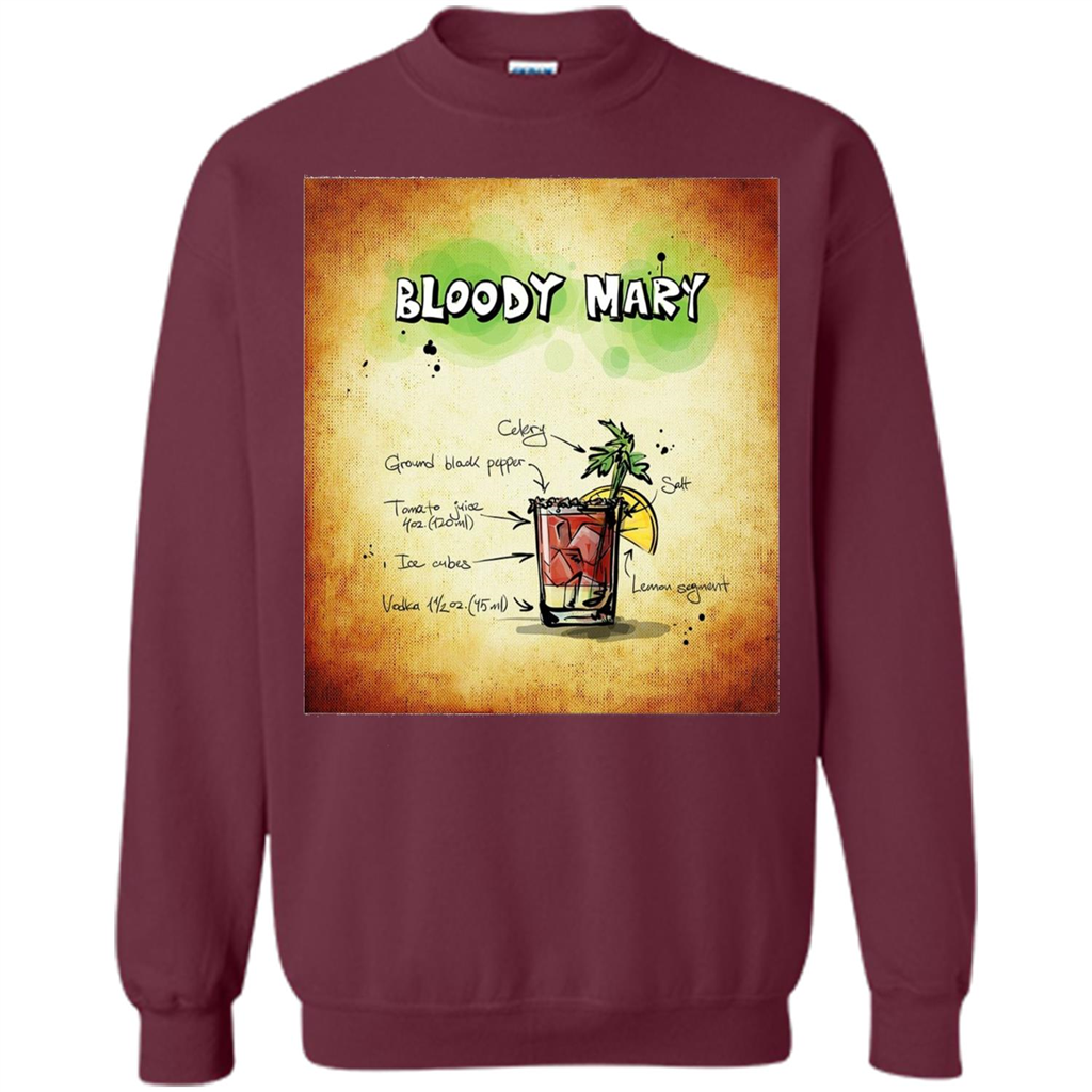 Bloody Mary Drink Recipe Alcohol Liquor Bartender T-shirt
