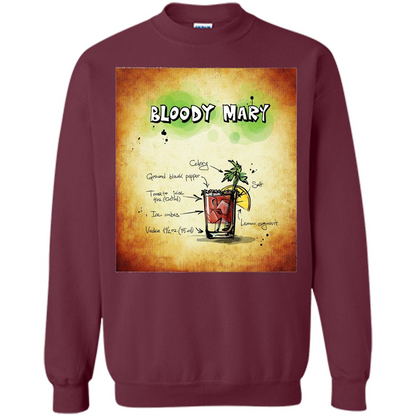 Bloody Mary Drink Recipe Alcohol Liquor Bartender T-shirt
