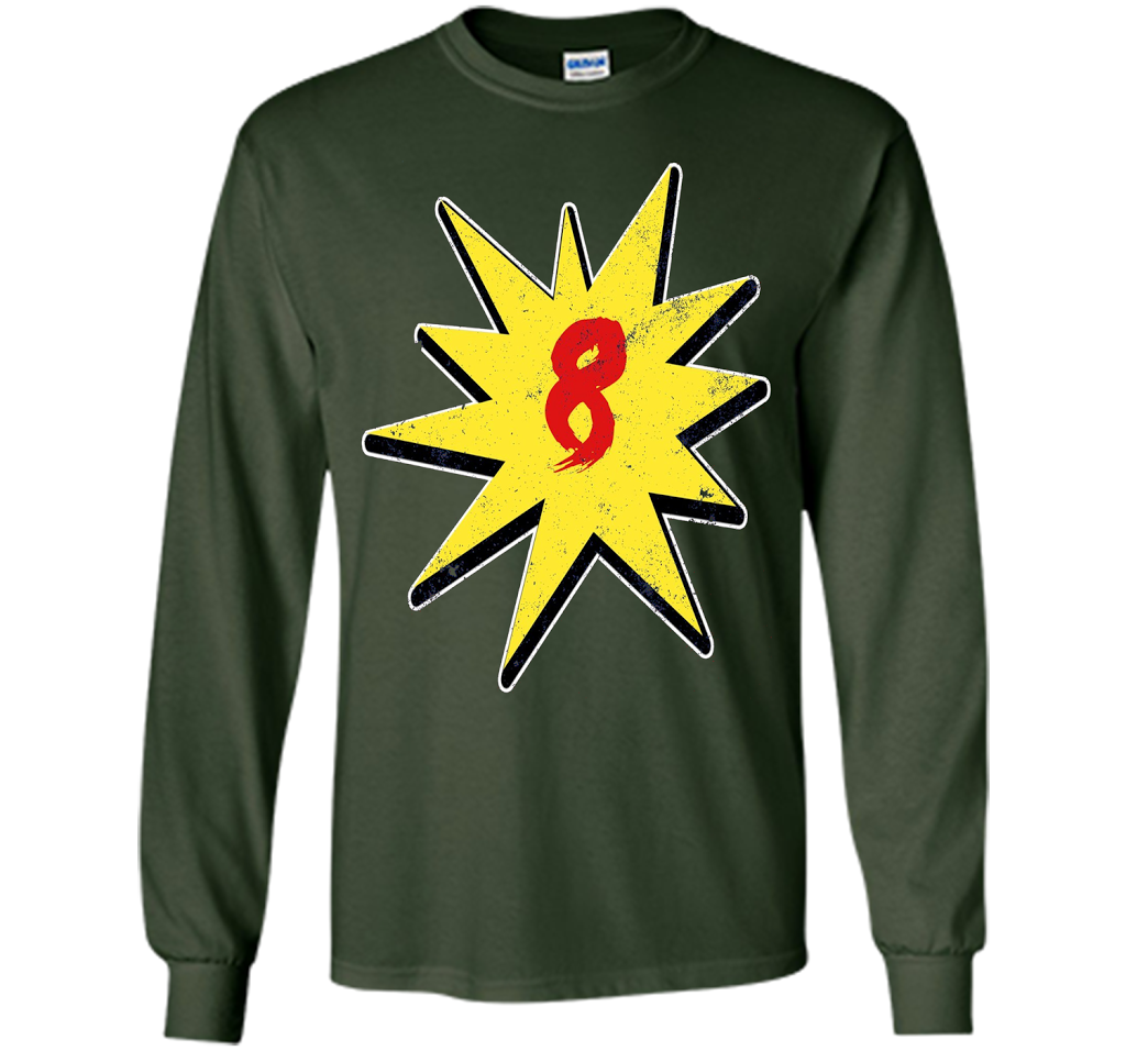 Eighth Birthday Shirt Super Hero Birthday Shirt 8 Year Old shirt Forest Green