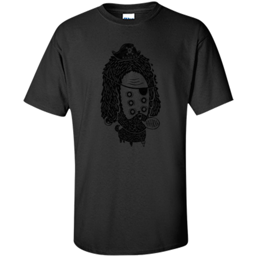 Mutant Pirate Dog T-shirt Black