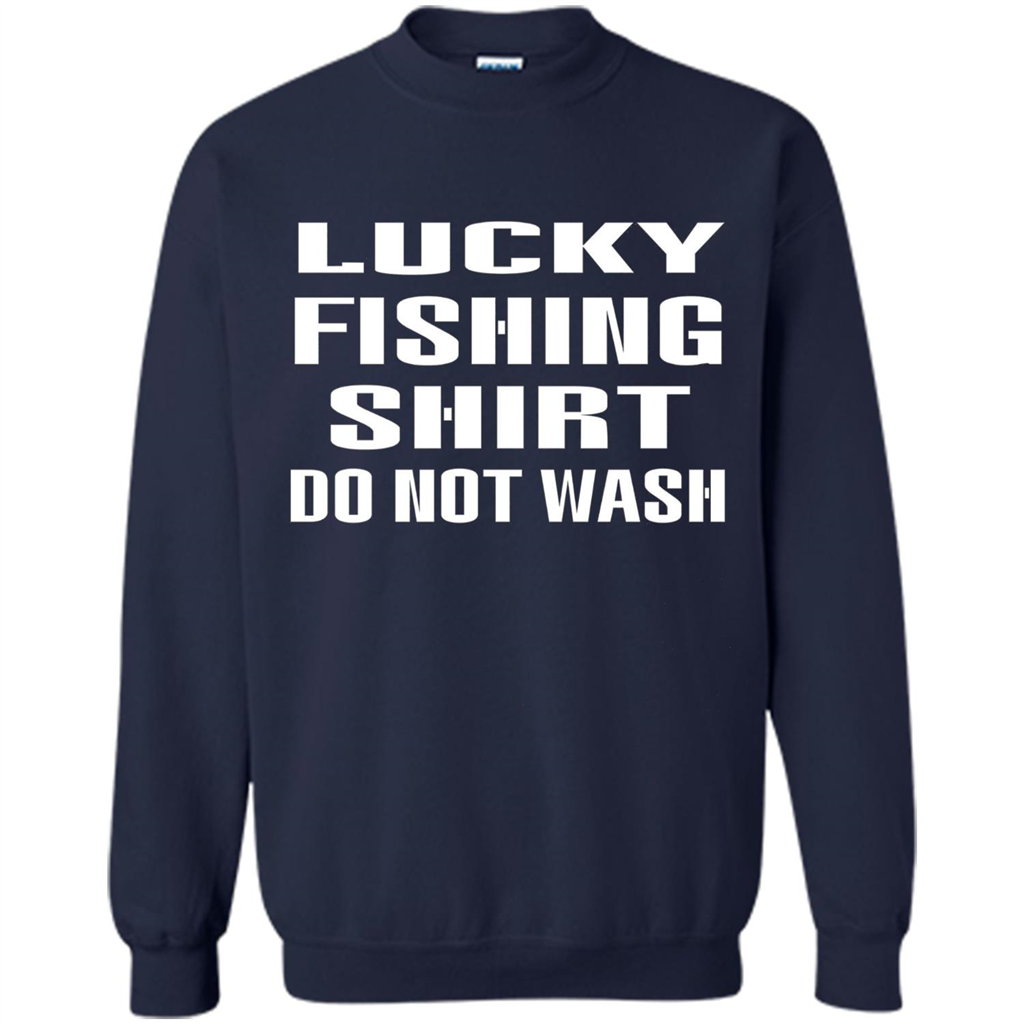 Lucky Fishing Shirt Do Not Wash T-shirt Navy