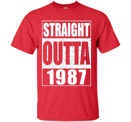 Straight Outta 1987 T-shirt Red