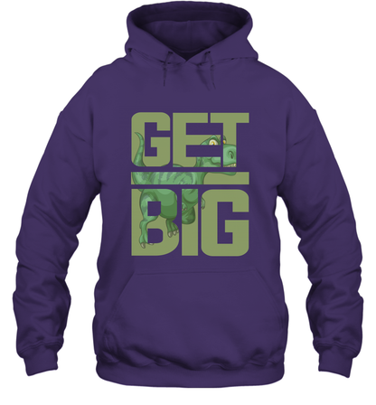 Get Big Funny Saurus Dinosaur Shirt Hoodie Hoodie Purple