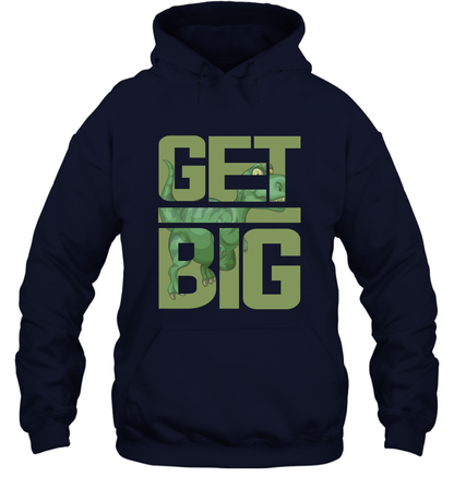 Get Big Funny Saurus Dinosaur Shirt Hoodie Hoodie Navy