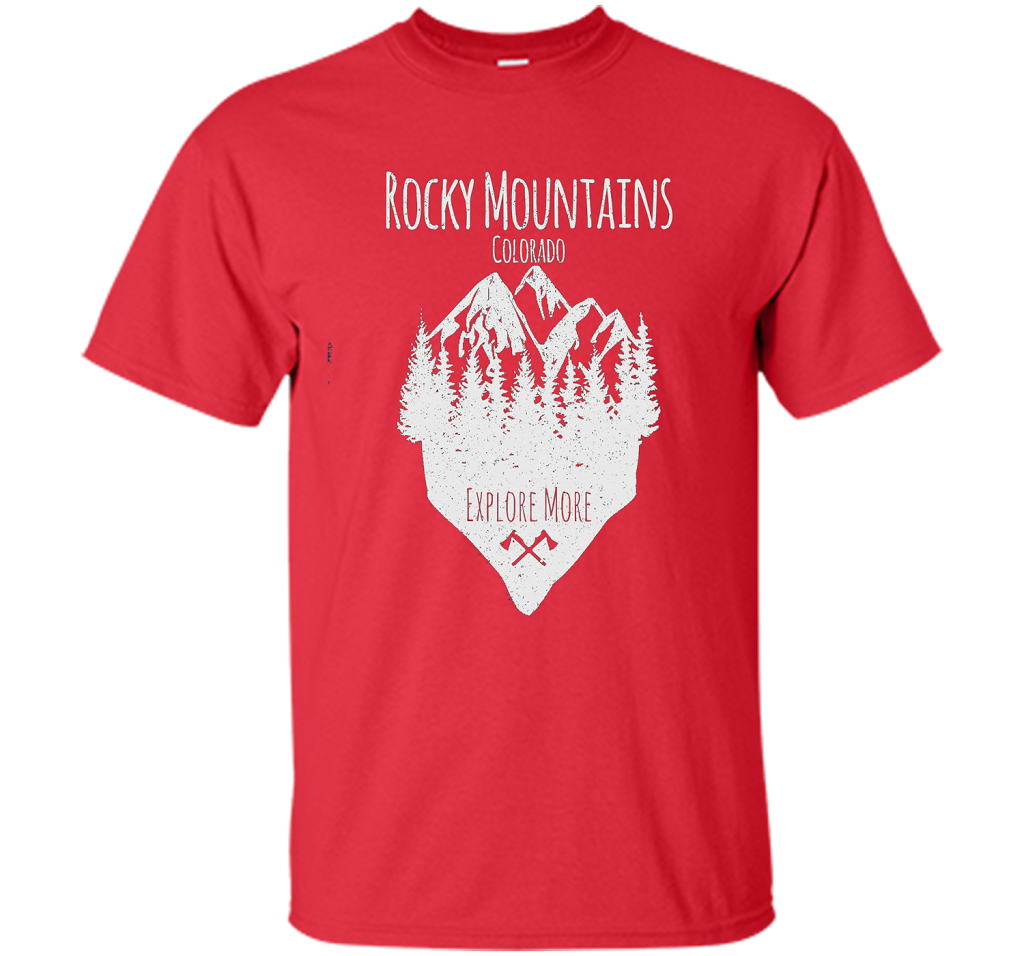 PREMIUM Rocky Mountains, Colorado - Souvenir T-Shirt t-shirt Red