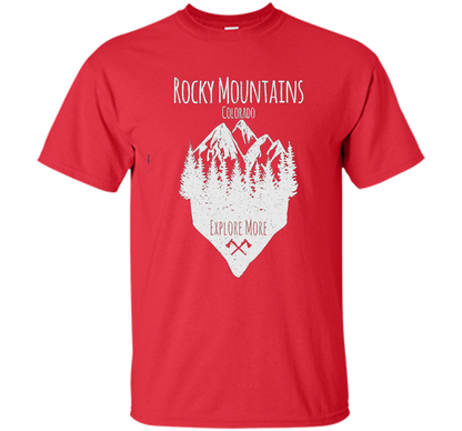 PREMIUM Rocky Mountains, Colorado - Souvenir T-Shirt t-shirt Red