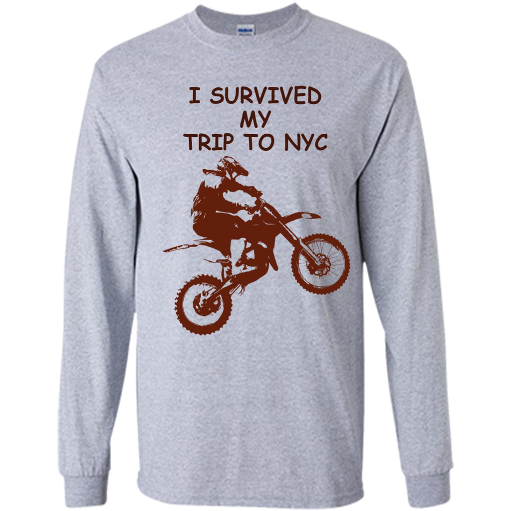 I Survived My Trip To NYC T-shirt Sport Grey