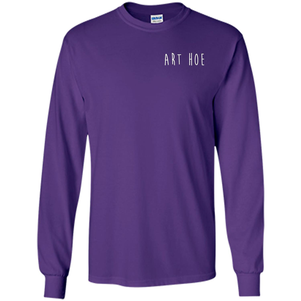 Art Hoe T-shirt Purple