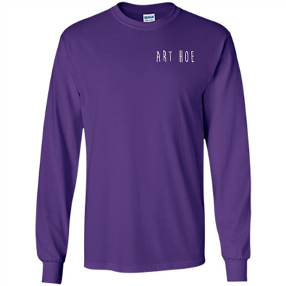 Art Hoe T-shirt Purple
