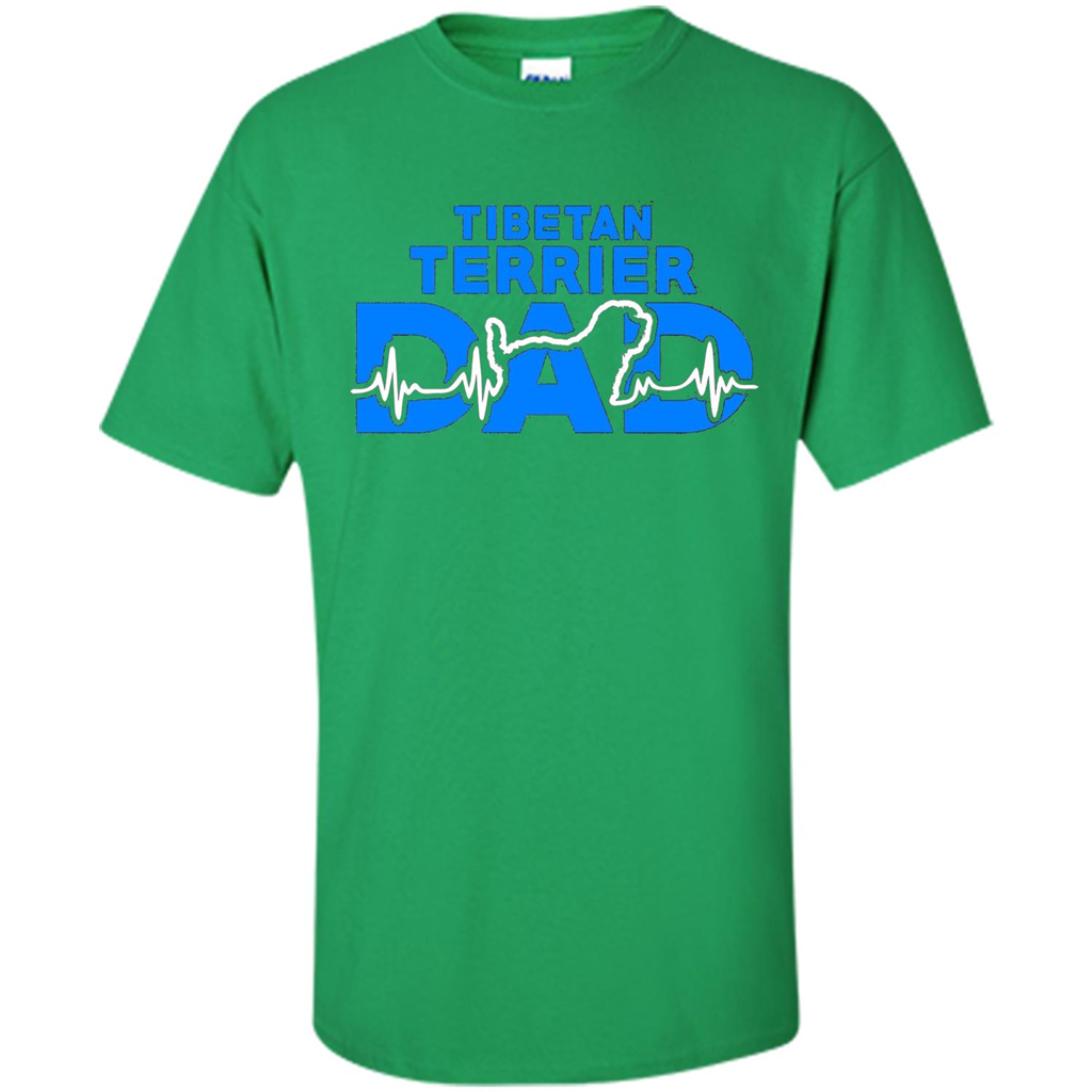 Tibetan Terrier Dad T-shirt Irish Green