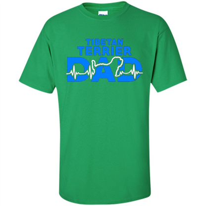 Tibetan Terrier Dad T-shirt Irish Green