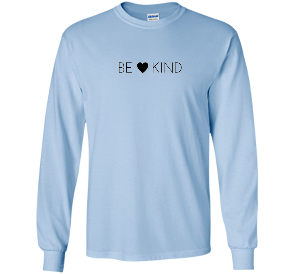 BE KIND positive message t-shirt for men, women and youth cool shirt Light Blue