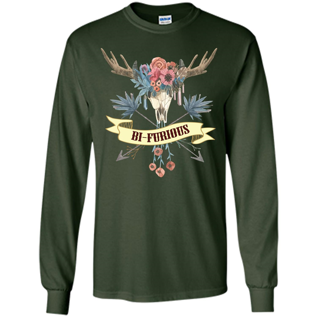 Be Furious T-shirt Forest Green