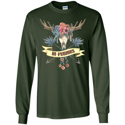 Be Furious T-shirt Forest Green