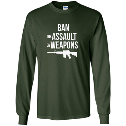 Ban The Assault On Weapons T-shirt