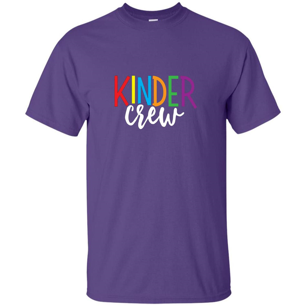 Cute Kindergarten Teacher Team T-Shirt Purple