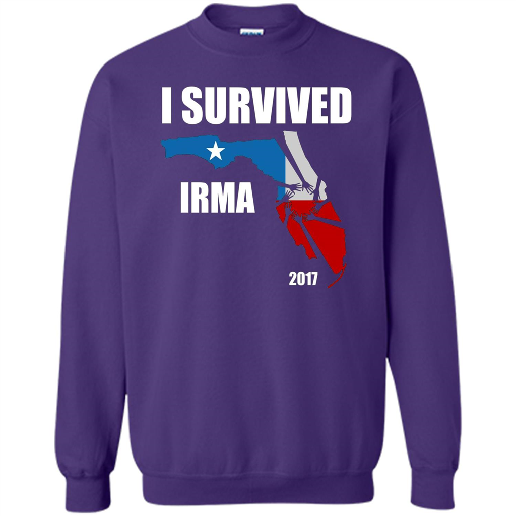 I Survived Hurricane Irma 2017 T-shirt Orange