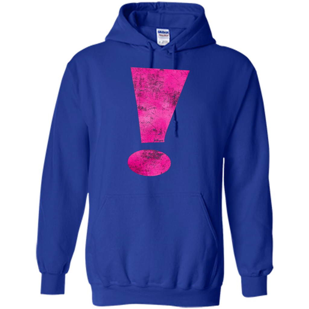 Exclamation Point Graphic T-shirt Royal