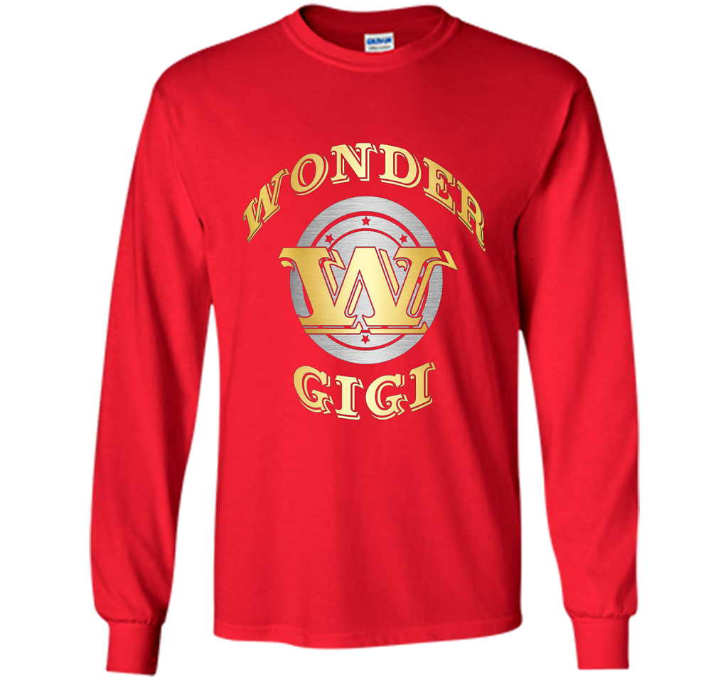 Wonder Gigi T Shirt Gift For Super Grandma On Special Day t-shirt Red