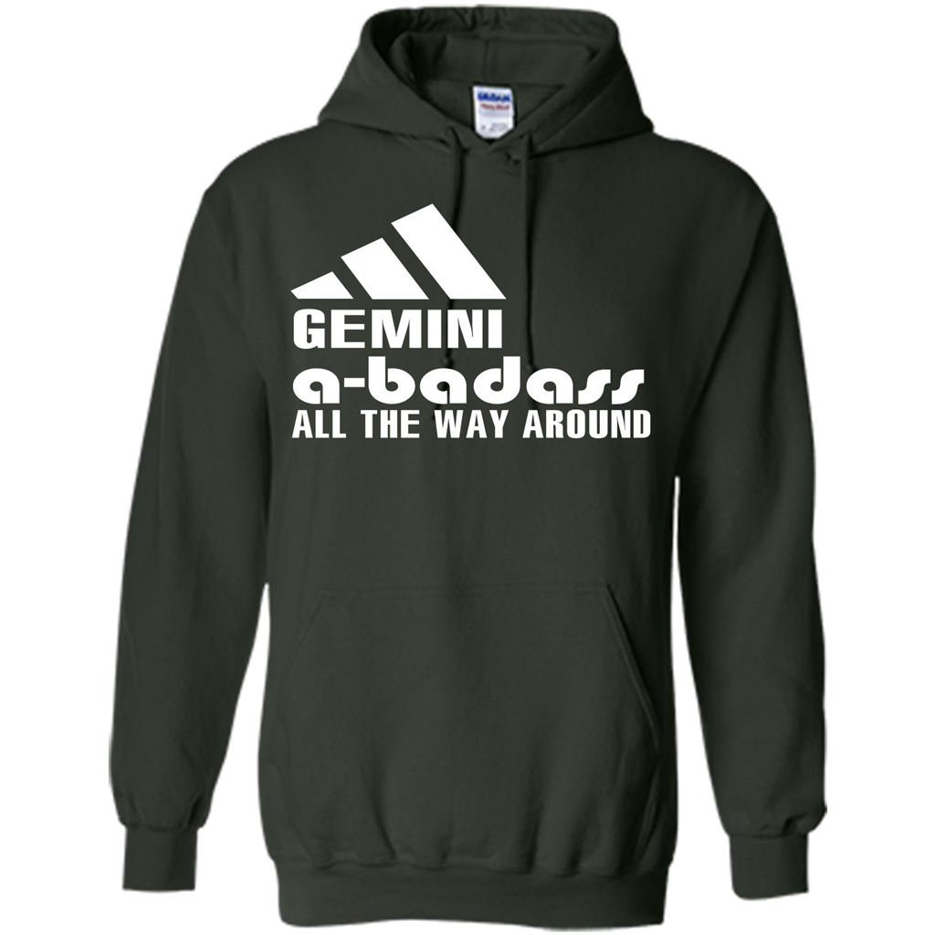 Gemini A-Badass All The Way Around T-shirt Forest Green