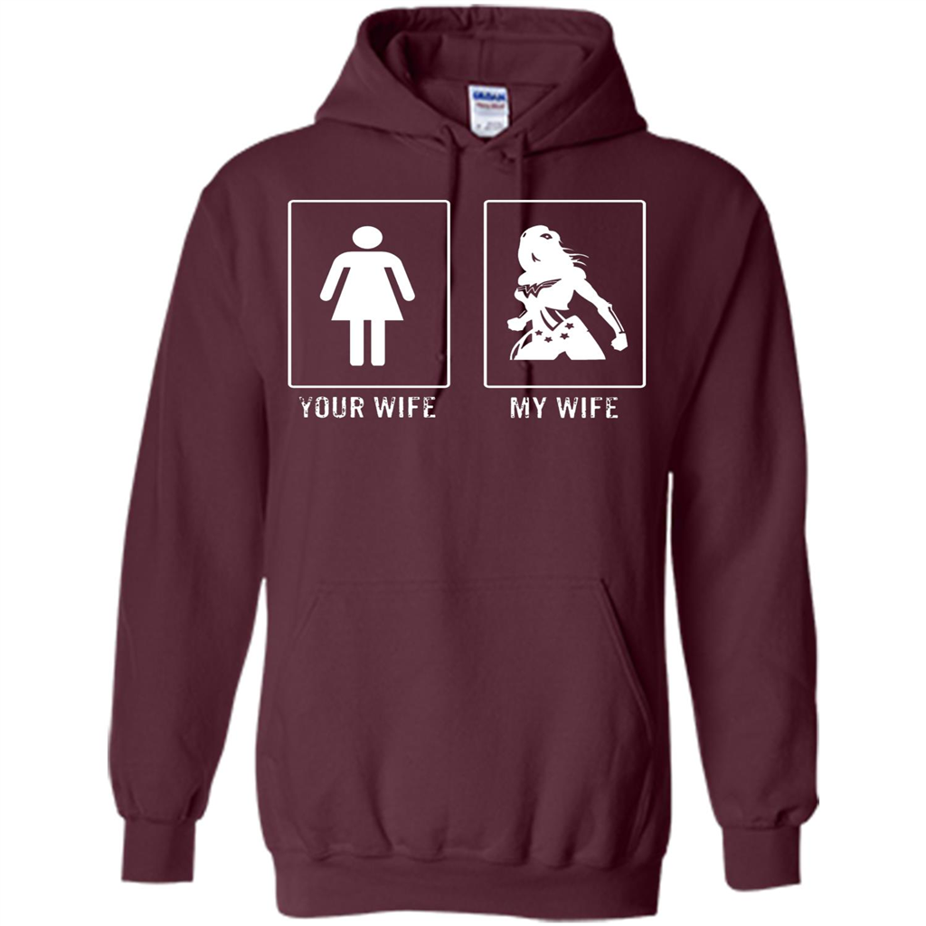 Superhero T-shirt Your Wife My Wife