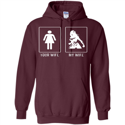 Superhero T-shirt Your Wife My Wife