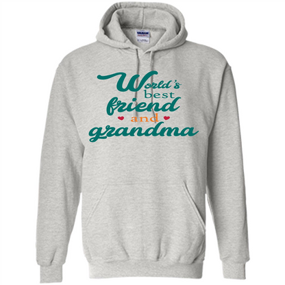 Grandma T-shirt World‰۪s Best Friend And Grandma Ash